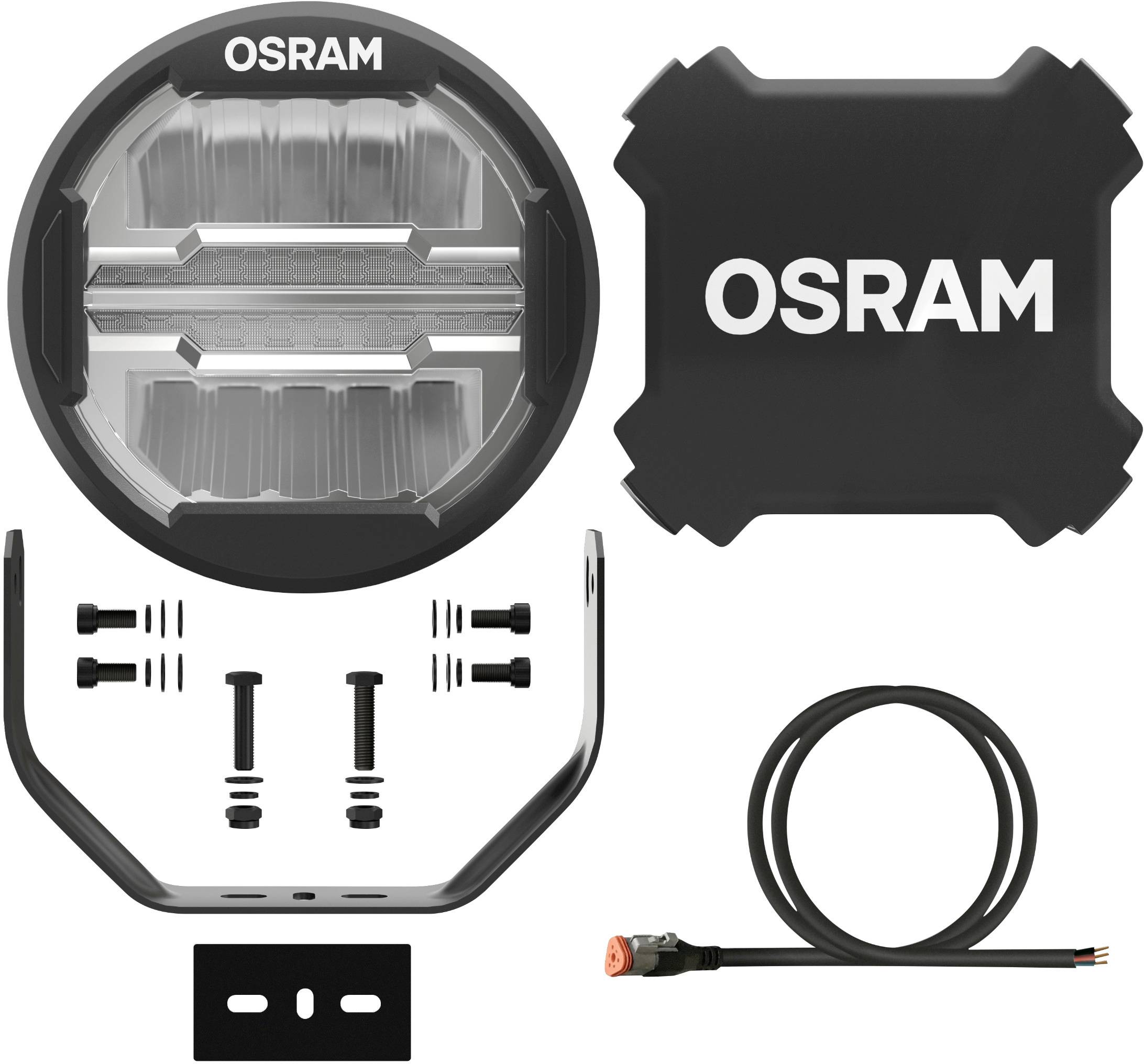 Zusatzscheinwerfer LED 60W 2,5W geschraubt R10 R7 3500lm OSRAM Round MX260-CB-7