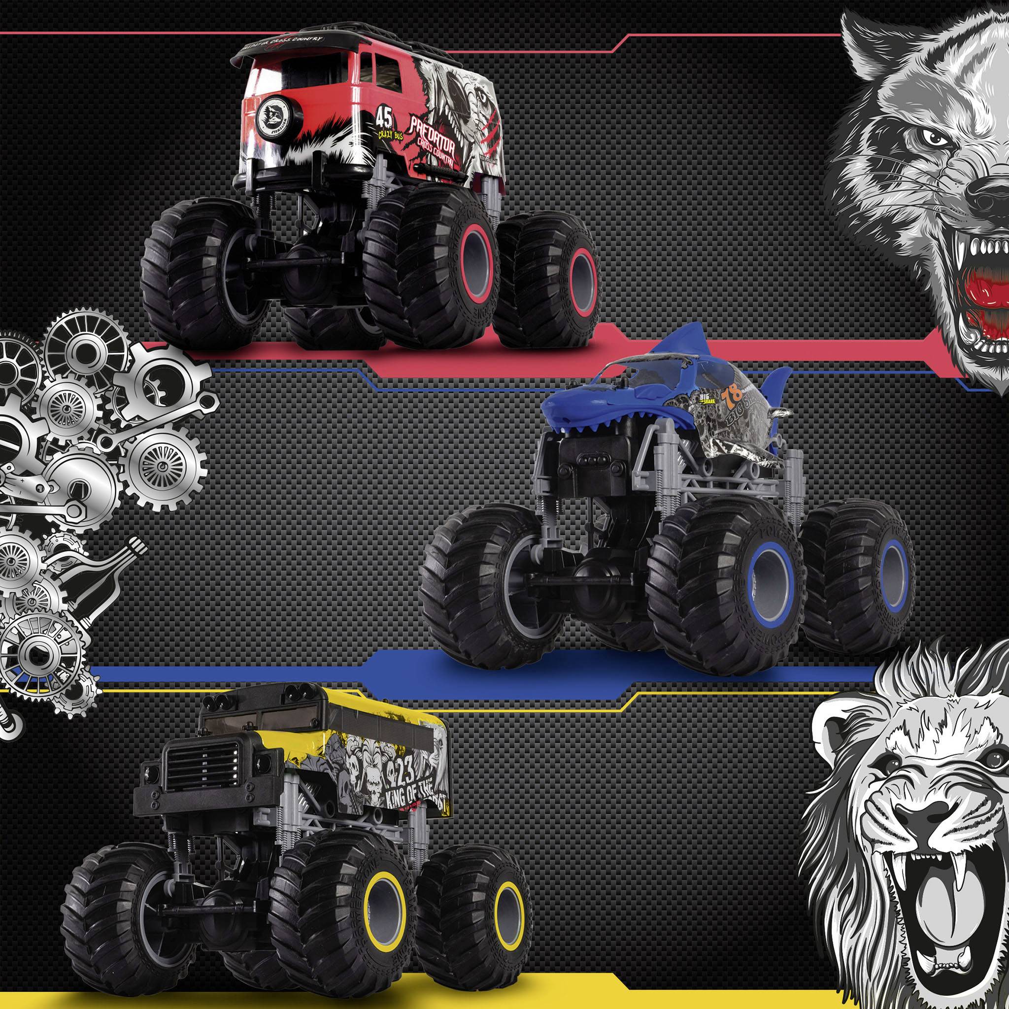 Revell Big Shark Blau 1:16 RC Modellauto Elektro Monstertruck RtR 2,4 GHz-8