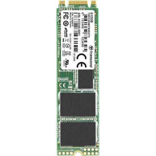Transcend MTS952T2 512 GB Interne M.2 PCIe NVMe SSD 2280 M.2 SATA 6 Gb/s Industrial TS512GMTS952T2