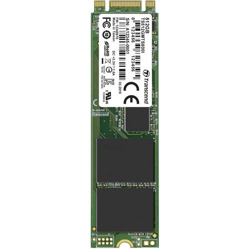 Transcend MTS800I 512 GB Interne M.2 PCIe NVMe SSD 2280 SATA 6 Gb/s Industrial TS512GMTS800I