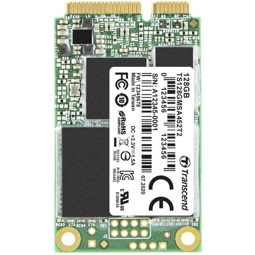 Transcend MSA452T2 128 GB Interne mSATA SSD SATA 6 Gb/s Industrial TS128GMSA452T2