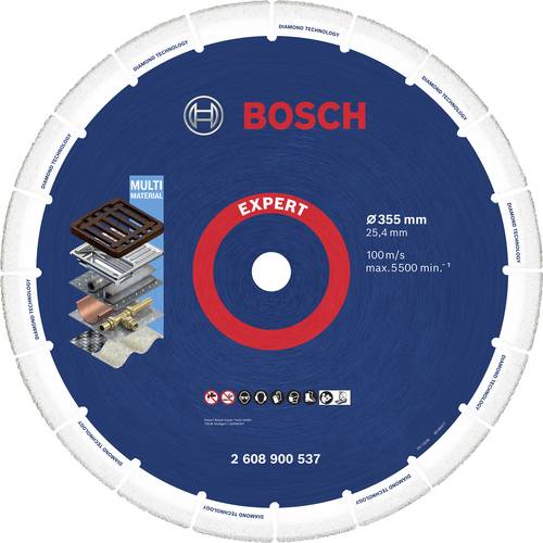 Thumbnail - Bosch Accessories 2608900537 M14 Diamanttrennscheibe Durchmesser 355 mm Bohrungs-Ø 25.4 mm 1 St.