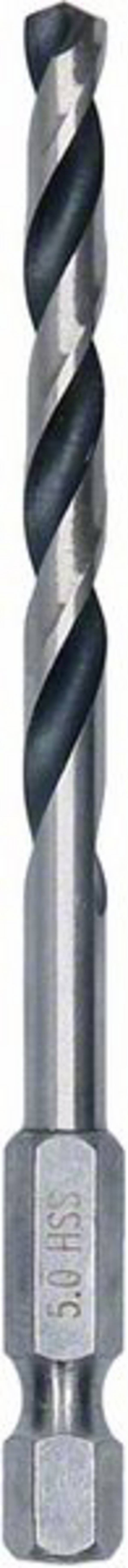 Bosch Accessories 2608577545 PointTeQ HSS Metall-Spiralbohrer 10teilig 5 mm Gesamtlänge 91 mm DIN 338 Sechskantschaft 1 St.