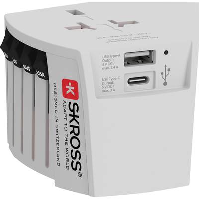 Skross 1302962 Reiseadapter  MUV USB (AC)