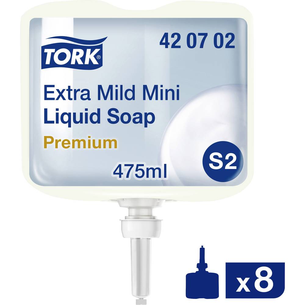TORK Extra Mild Mini 420702 Vloeibare zeep 475 ml 8 stuk(s)
