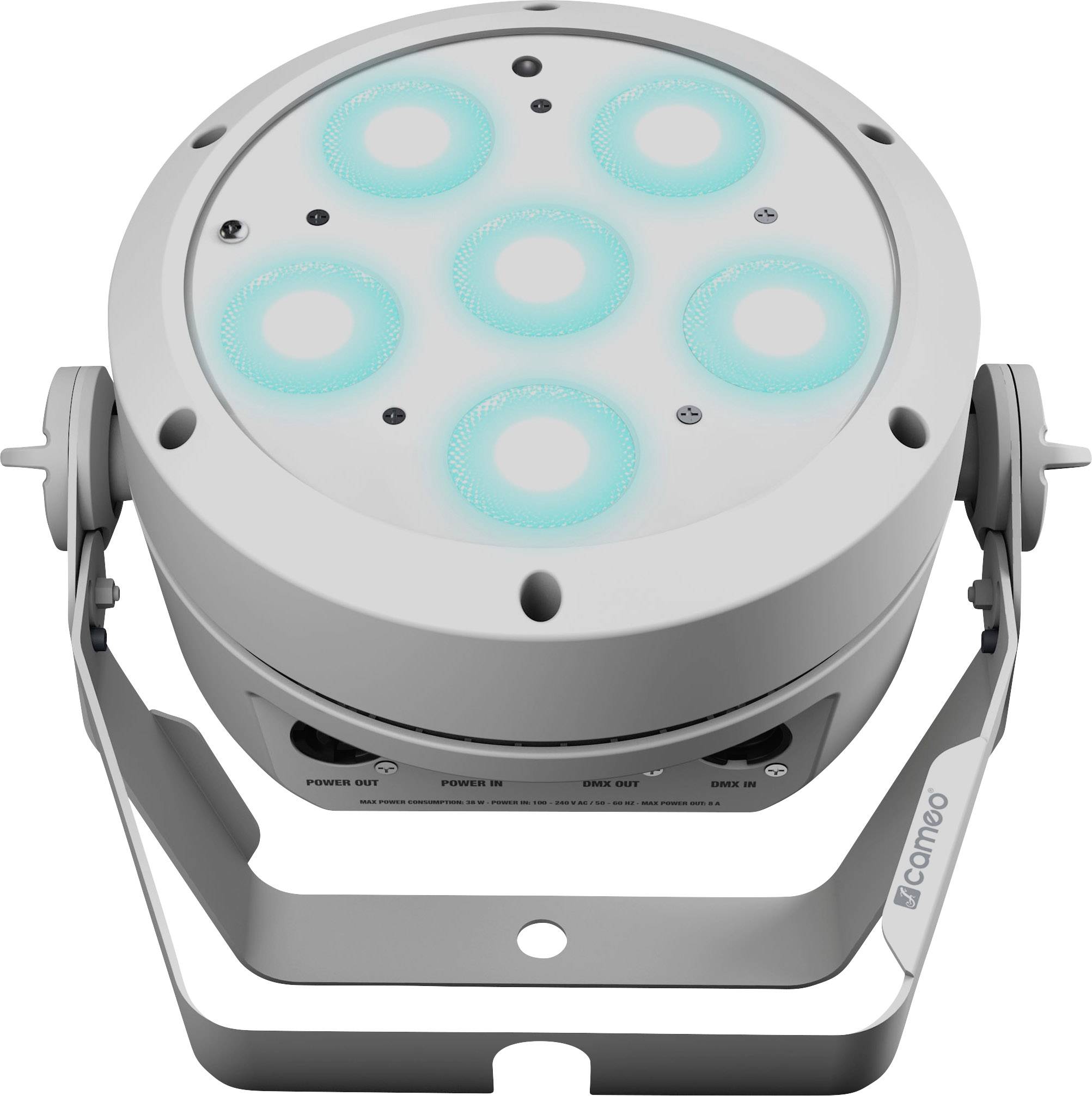 Cameo ROOT PAR 6 WH LED-PAR-Scheinwerfer Anzahl LEDs (Details): 6 12 W Weiß-11