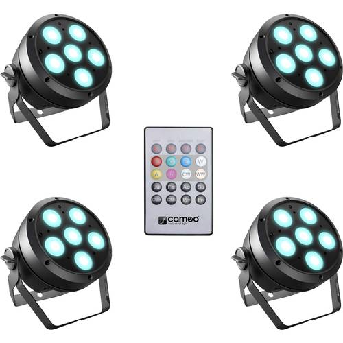 Cameo ROOT PAR 6 SET 1 LED-PAR-Scheinwerfer Anzahl LEDs (Details): 6 12 W Schwarz