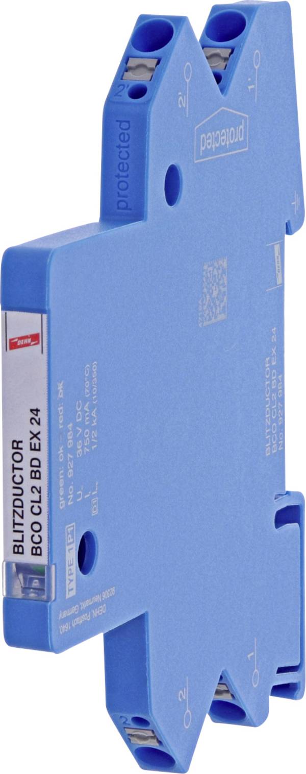 DEHN 927984 BCO CL2 BD EX 24 Überspannungsableiter Überspannungsschutz für: BUS (RS485) 10 kA Piece 1 St.