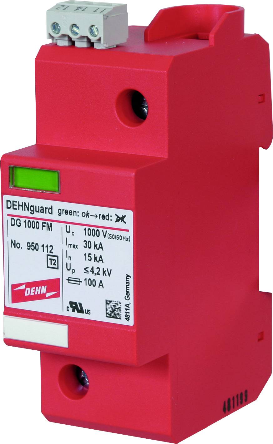DEHN 950112 DG 1000 FM Überspannungsableiter 15 kA 1 St.