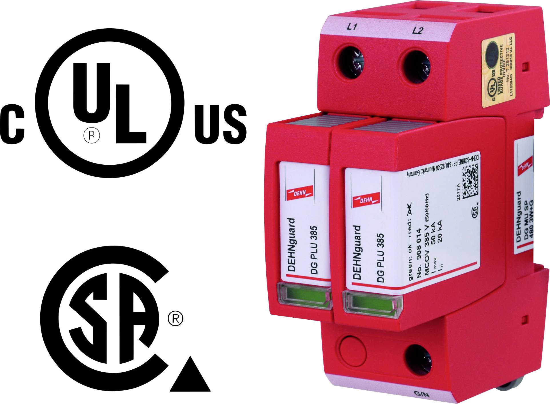 DEHN 908192 DG MU SP 480 3W+G Überspannungsableiter 1 St.