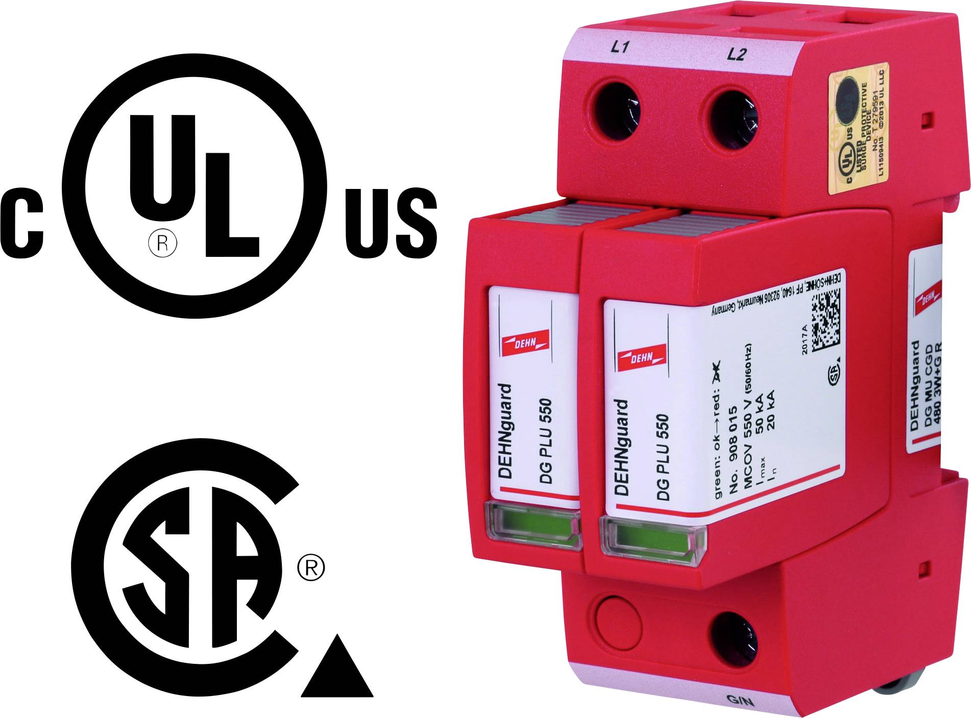 DEHN 908209 DG MU CGD 480 3W+G R Überspannungsableiter 1 St.