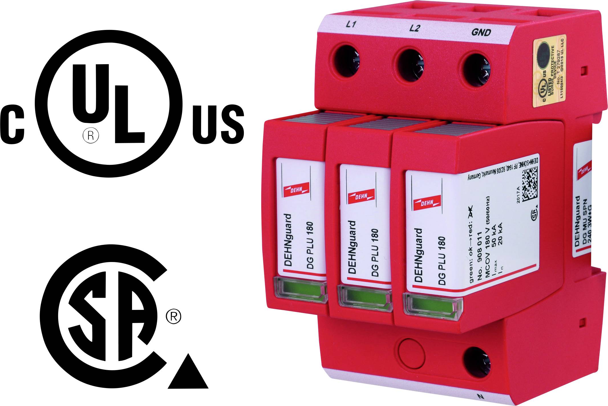 DEHN 908214 DG MU SPN 240 3W+G Überspannungsableiter 1 St.