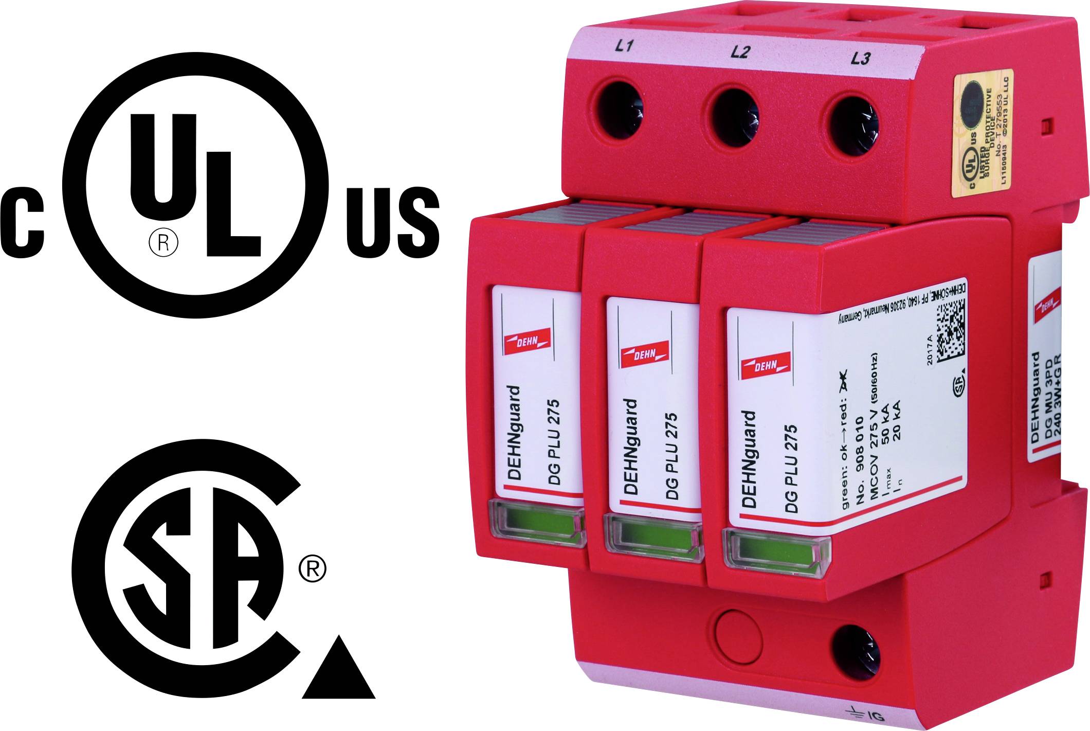 DEHN 908356 DG MU 3PD 240 3W+G R Überspannungsableiter 1 St.