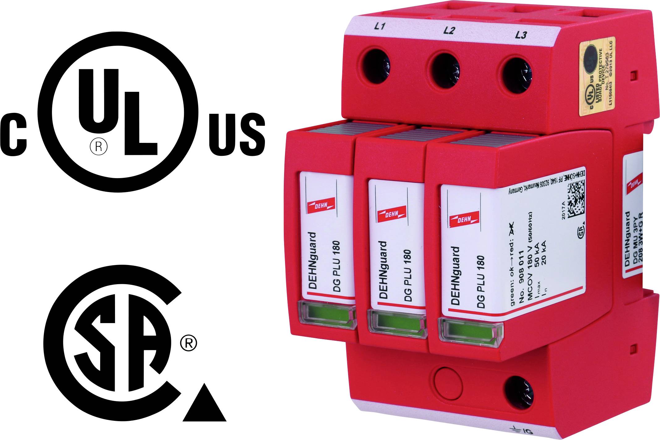 DEHN 908305 DG MU 3PY 208 3W+G R Überspannungsableiter 1 St.