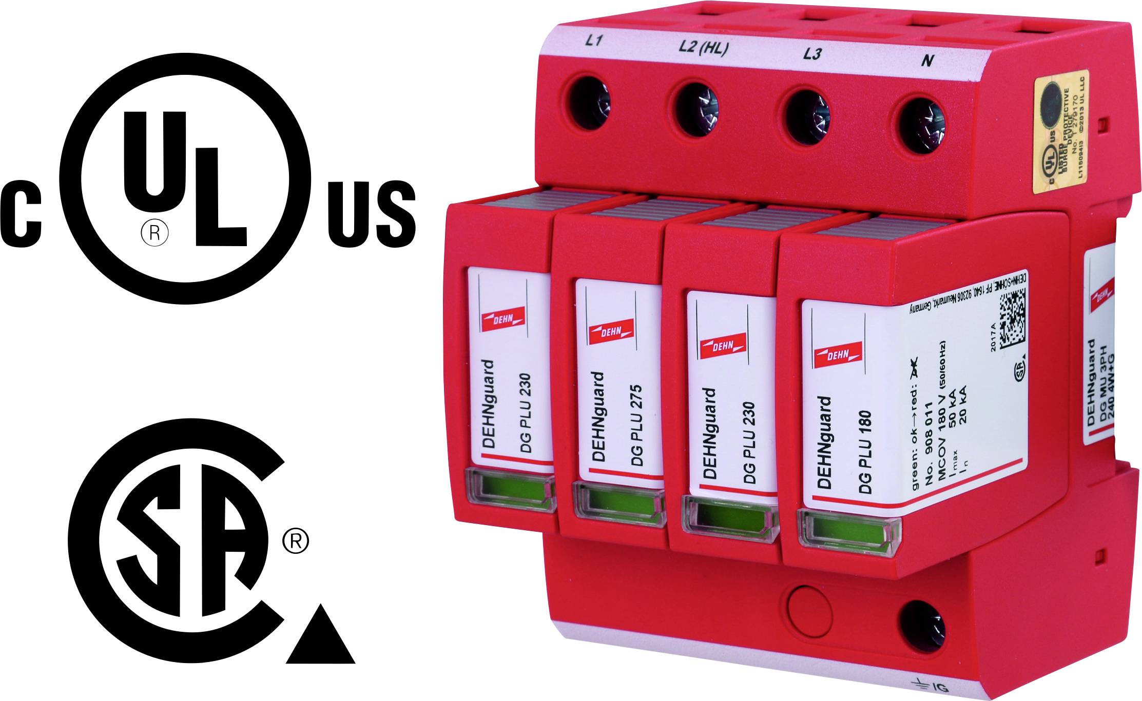 DEHN 908343 DG MU 3PH 240 4W+G Überspannungsableiter 1 St.