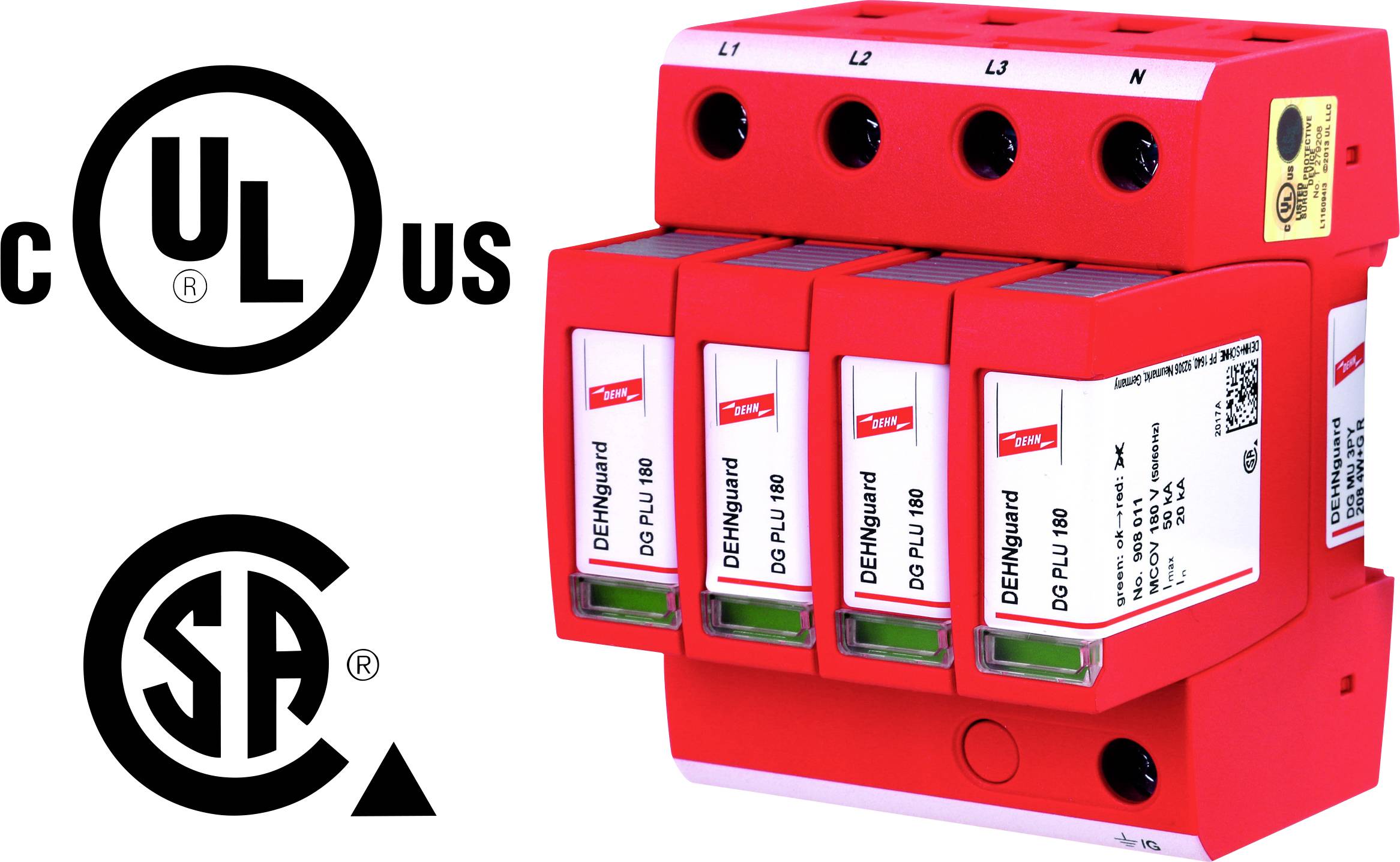 DEHN 908345 DG MU 3PY 208 4W+G R Überspannungsableiter 1 St.
