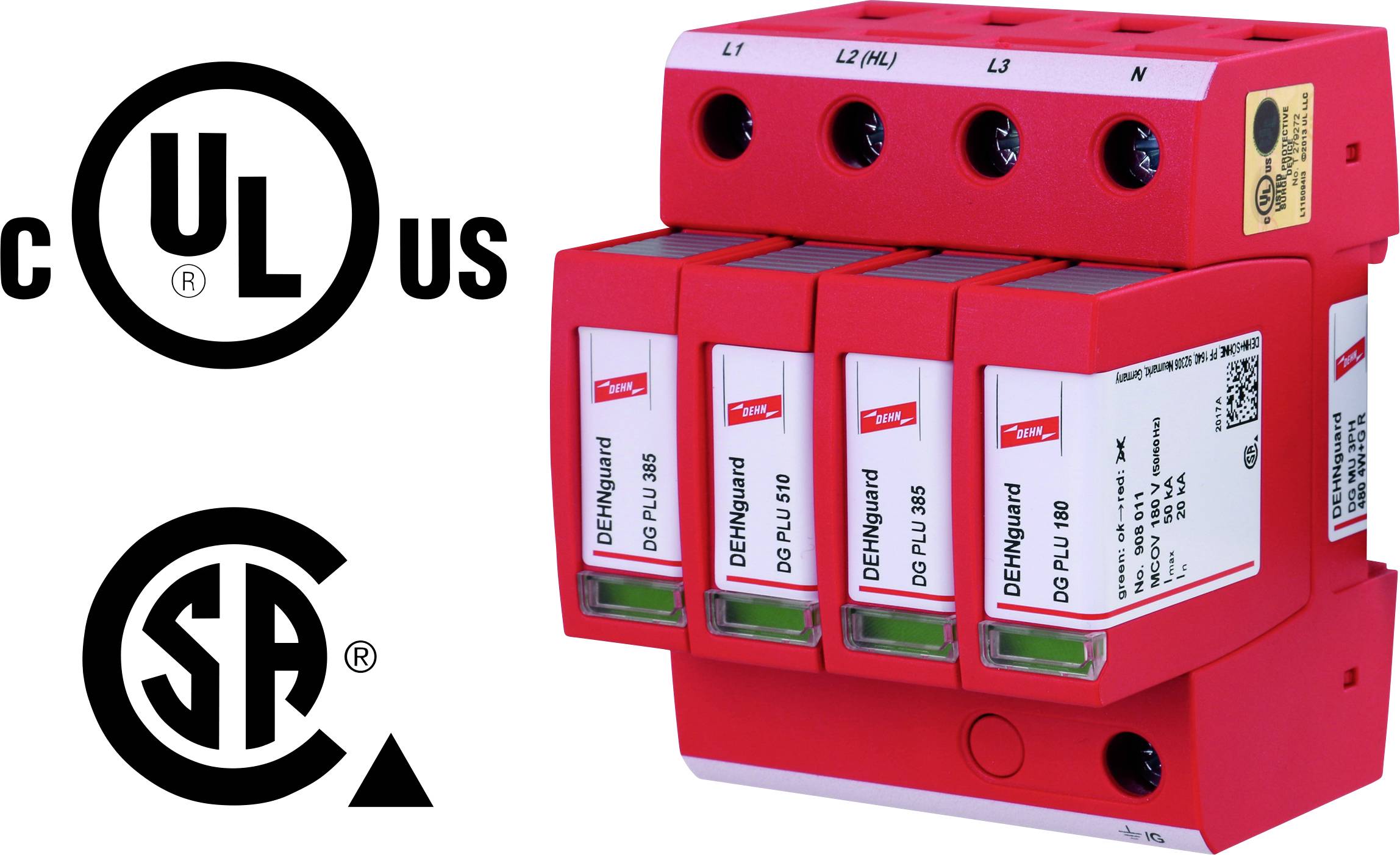DEHN 908349 DG MU 3PH 480 4W+G R Überspannungsableiter 1 St.