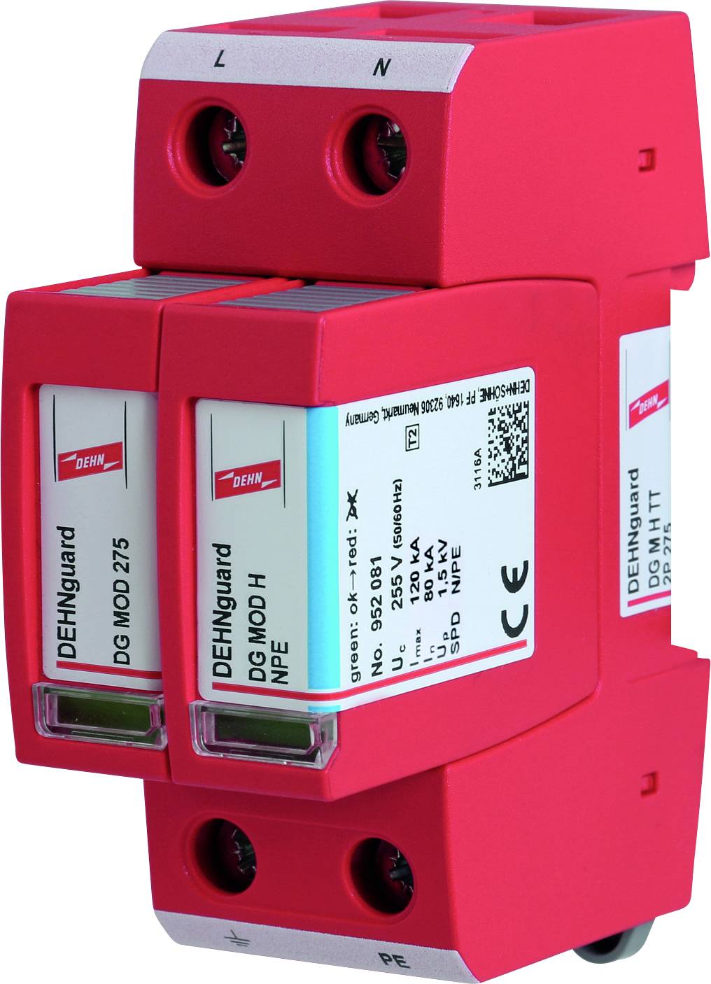 DEHN 952181 DG M H TT 2P 275 Überspannungsableiter 20 kA 1 St.