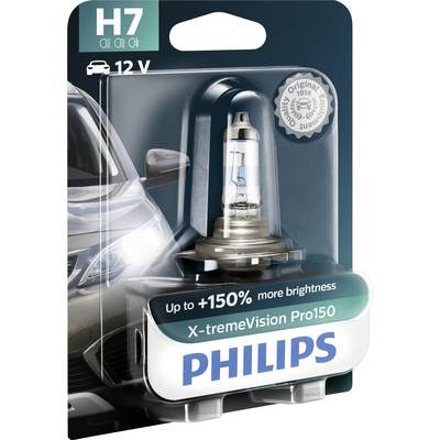 Philips 12972XVPB1 Halogen Leuchtmittel X-tremeVision H7 55 W 12 V – Conrad  Electronic Schweiz