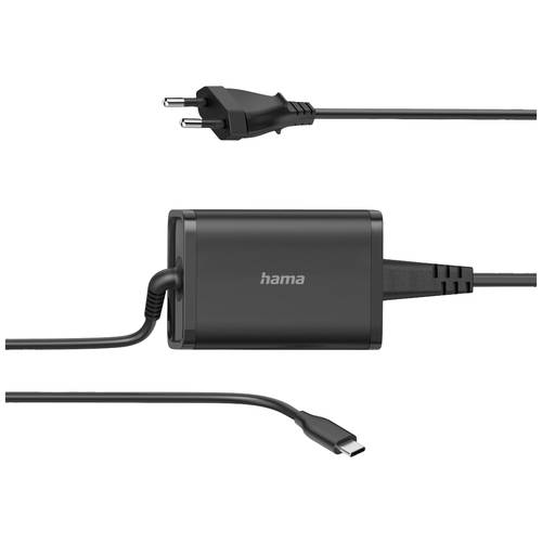 hama 00200006 Universal-USB-C-Notebook-Netzteil, Power Delivery (PD), 5-20V/65W