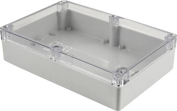 Hammond Electronics  1554VAL2GYCL Universal-Gehäuse 240 x 160 x 60  Polycarbonat  Grau 1 St.