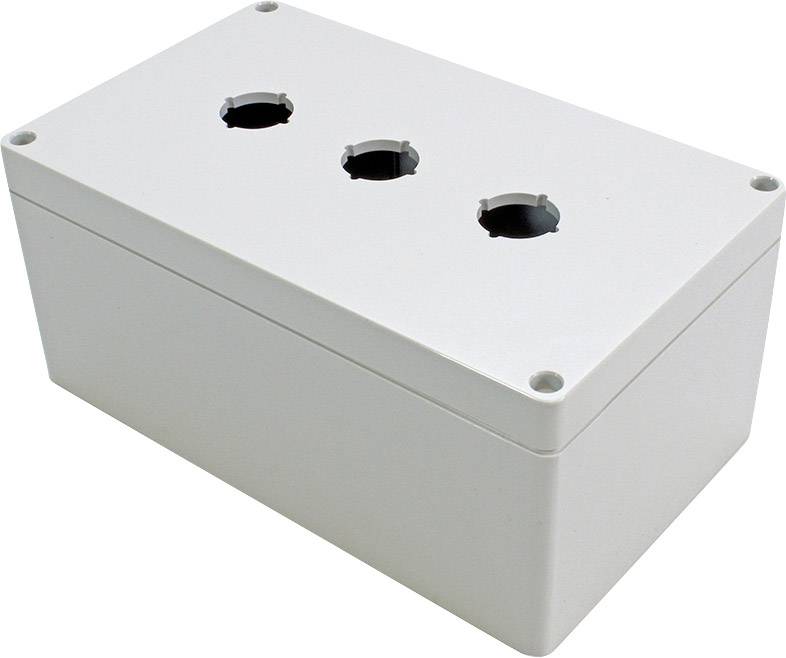Hammond Electronics 1554MPB3 Universal-Gehäuse 200 x 120 x 90 Polycarbonat Grau 1 St.