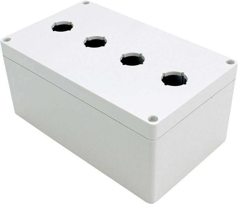 Hammond Electronics 1554MPB4 Universal-Gehäuse 200 x 120 x 90 Polycarbonat Grau 1 St.