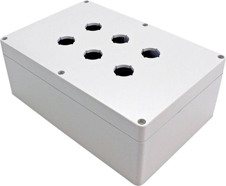 Hammond Electronics 1554MPB6A Universal-Gehäuse 240 x 160 x 90 Polycarbonat Grau 1 St.