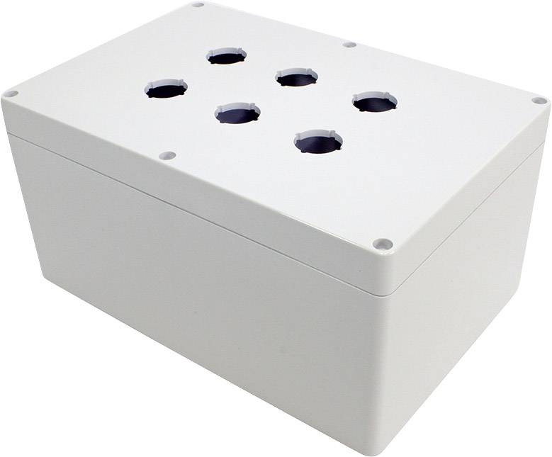 Hammond Electronics 1554MPB6B Universal-Gehäuse 240 x 160 x 120 Polycarbonat Grau 1 St.