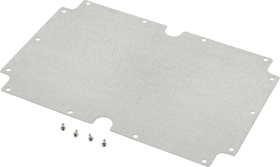 Hammond Electronics 1554XPL Montageplatte Stahl Stahl (L x B x H) 300 x 200 x 1 mm 1 St.