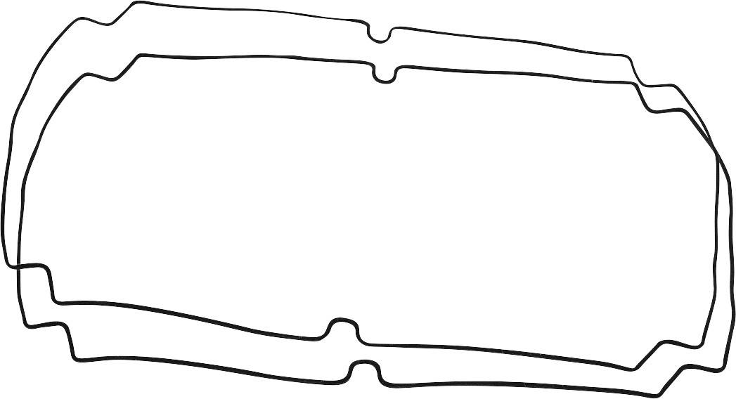 Hammond Electronics 1554YGASKET Dichtung Silikon Schwarz (L x B x H) 300 x 240 x 3 mm 1 Set