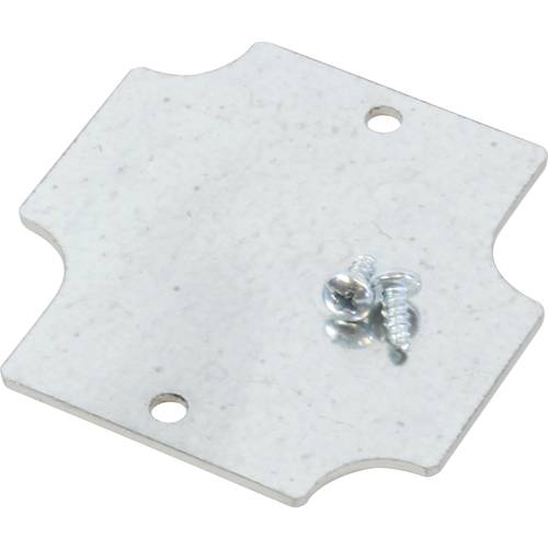 Hammond Electronics 1555BFPL Montageplatte Stahl Silber (L x B x H) 54 x 54 x 1.6 mm 1 St.