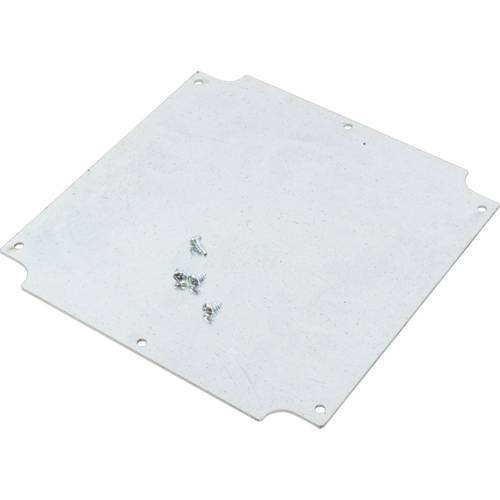 Thumbnail - Hammond Electronics 1555RFPL Montageplatte Stahl Silber (L x B x H) 148 x 148 x 1.6 mm 1 St.