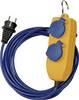 Brennenstuhl 1161750020 Strom Verlängerungskabel Gelb, Blau 5.00 m AT-N05V3V3-F 3G 1,5 mm²