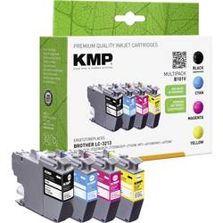 Image of KMP Tinte Kombi-Pack ersetzt Brother LC-3213VAL Kompatibel Kombi-Pack Schwarz, Cyan, Magenta, Gelb B101V 1539,4005