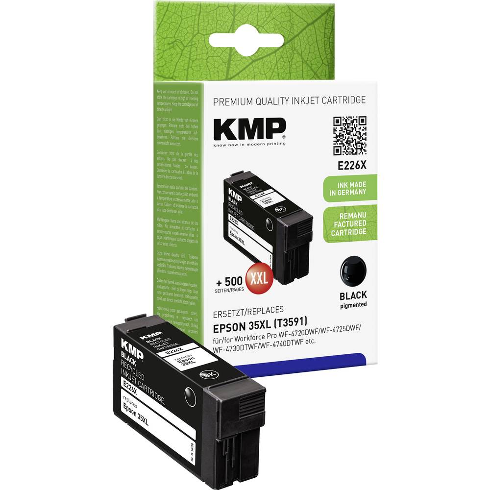 KMP Cartridge vervangt Epson T359135XL Compatibel Single Zwart E226X 1638,4001