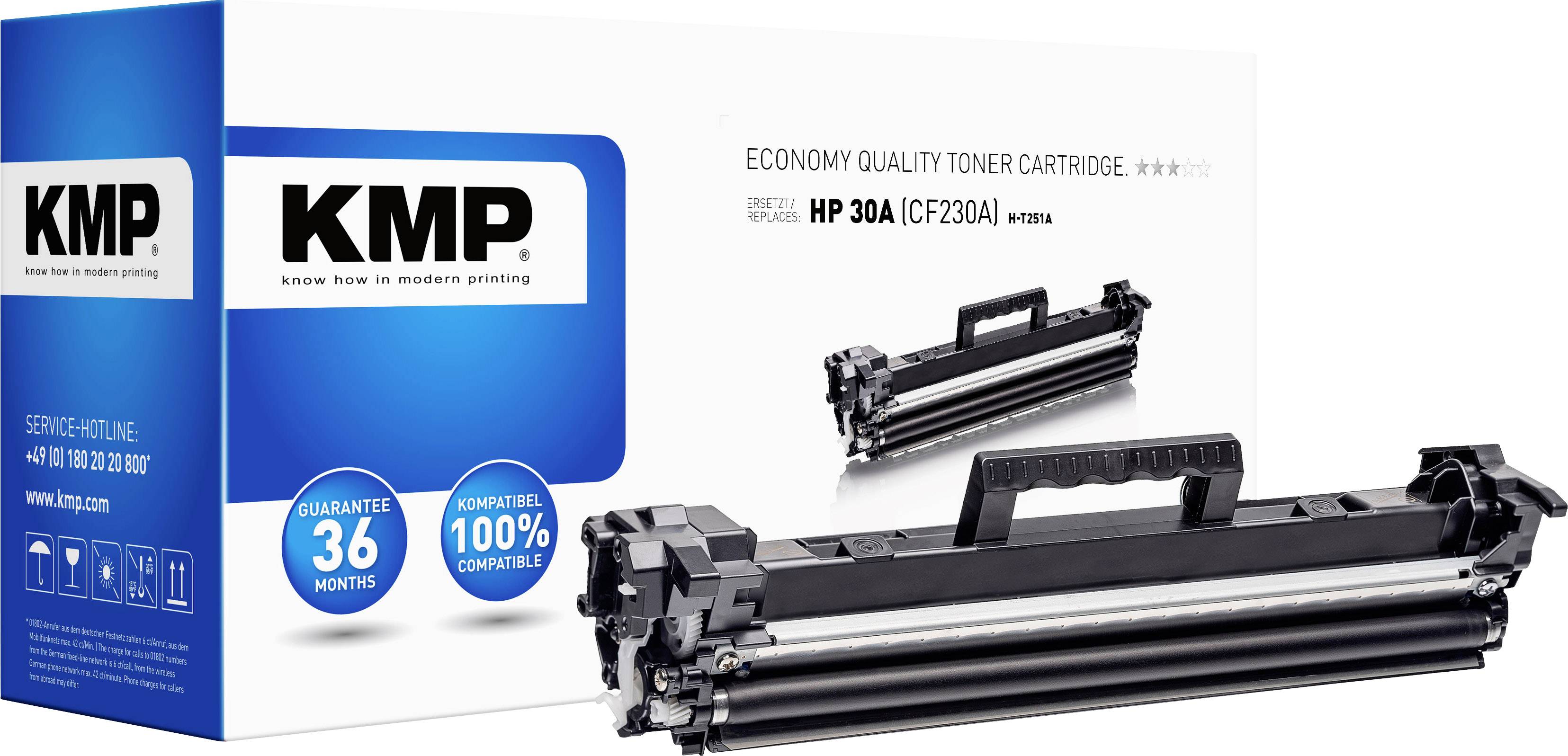 KMP Toner HP HP 30A (CF230A) Eco.Quality bk 1.600S.H-T251A remanufactured