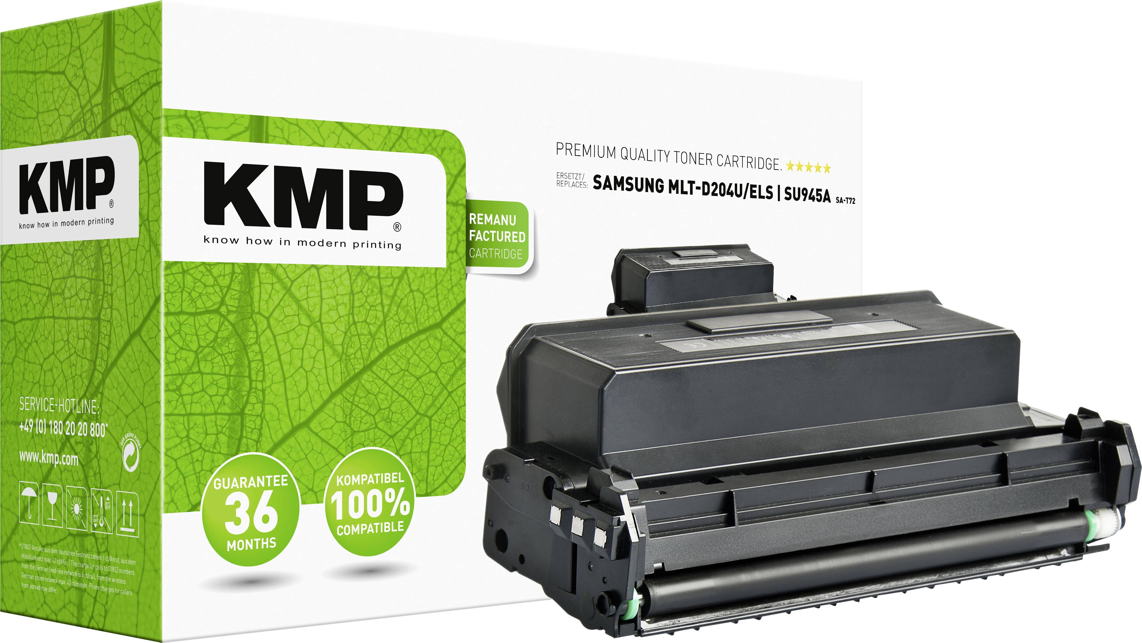 KMP Tonerkartusche ersetzt HP MLTD204U (SU945A)