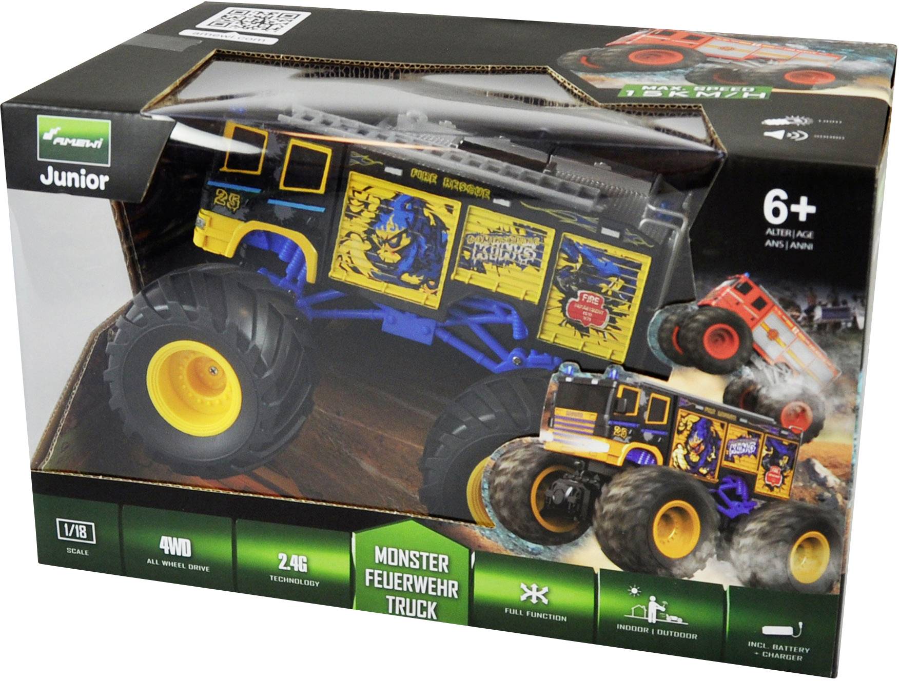 Amewi 22482, Monstertruck, 1:18, 500 mAh, 570 g-5