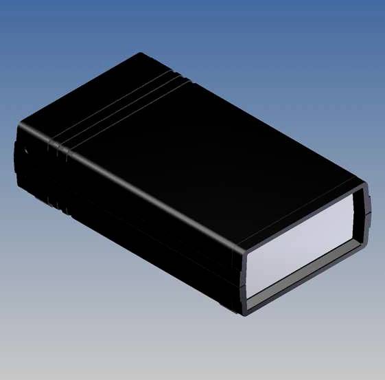 TEKO 10001.9 Universal-Gehäuse 145 x 85 x 37 ABS Schwarz 1 St.