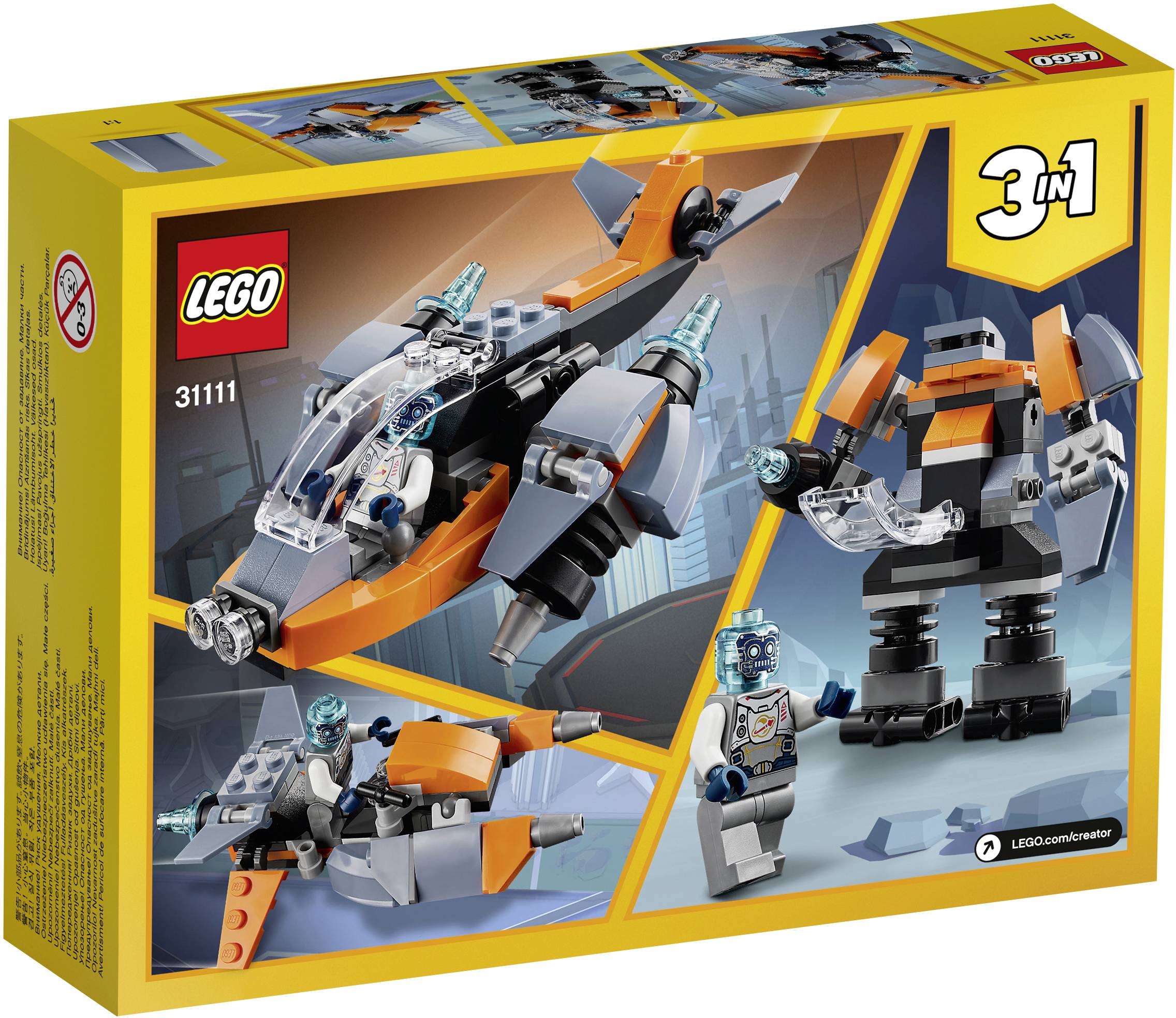 31111 LEGO® CREATOR Cyber-Drohne-2