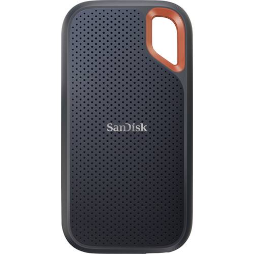 SanDisk Extreme® Portable 2 TB Externe SSD-Festplatte 6.35 cm (2.5 Zoll) USB-A (USB 3.2 Gen 2) Schwarz, Orange SDSSDE61-...