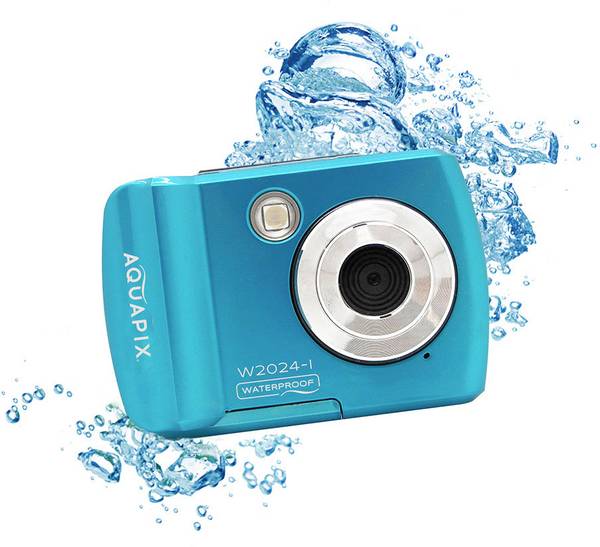 Aquapix W2024 Splash Iceblue Digitalkamera 16 Megapixel  Blau  Unterwasserkamera