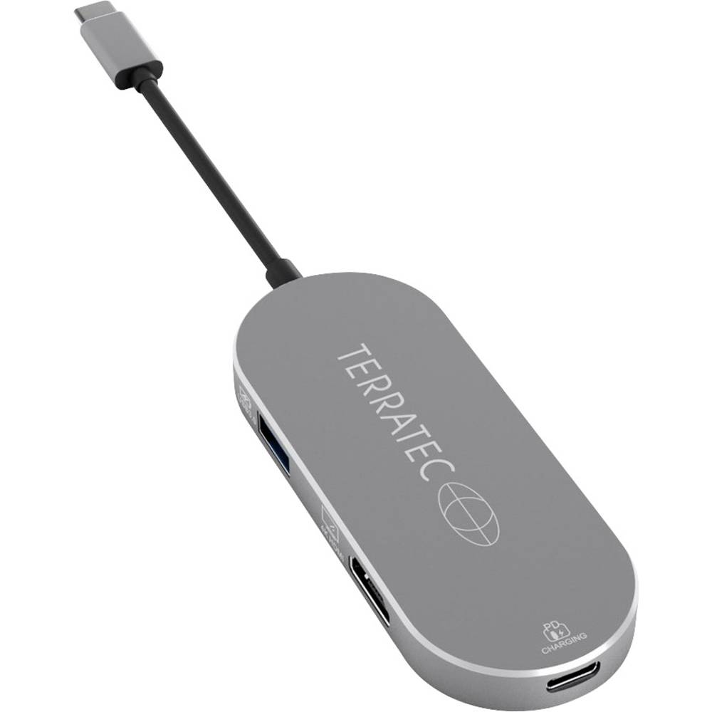 Terratec Connect c5 USB 3.0 (3.1 Gen 1) Type-C 5000Mbit-s Zilver hub & concentrator