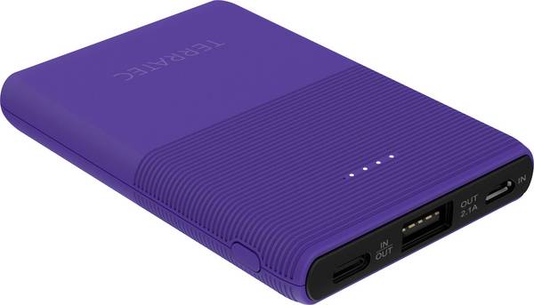 Terratec P50 Powerbank 5000 mAh  LiPo  Blau