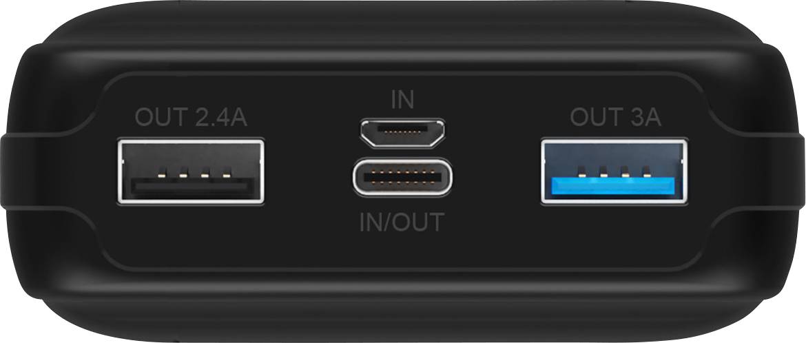RealPower PB-30k Powerbank 30000 mAh Lithium Schwarz-2