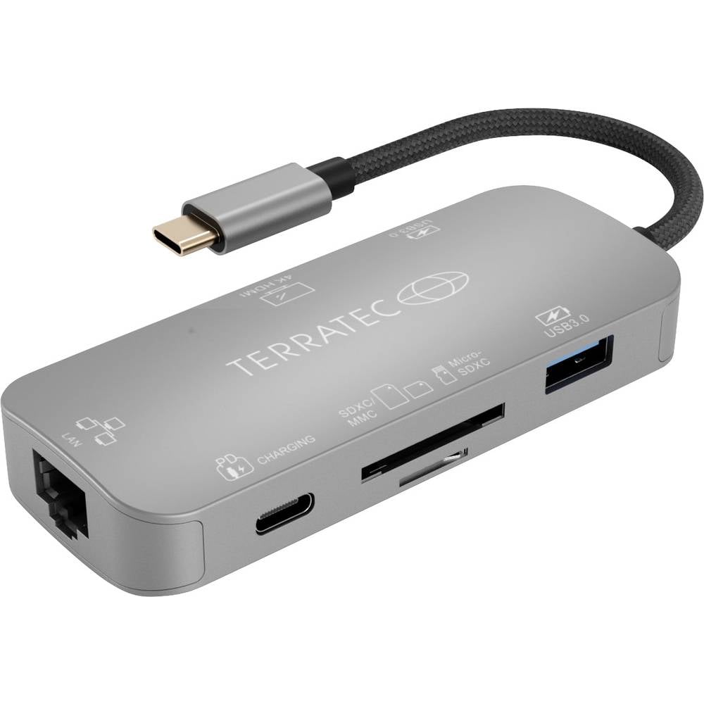 Terratec Connect C8 USB 2.0 Type-C Grijs