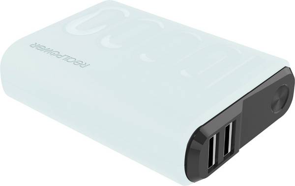 RealPower B-10000PD+ Nutopia - 10000 mAh - Blau - Rapid Charge Powerbank mit Pow
