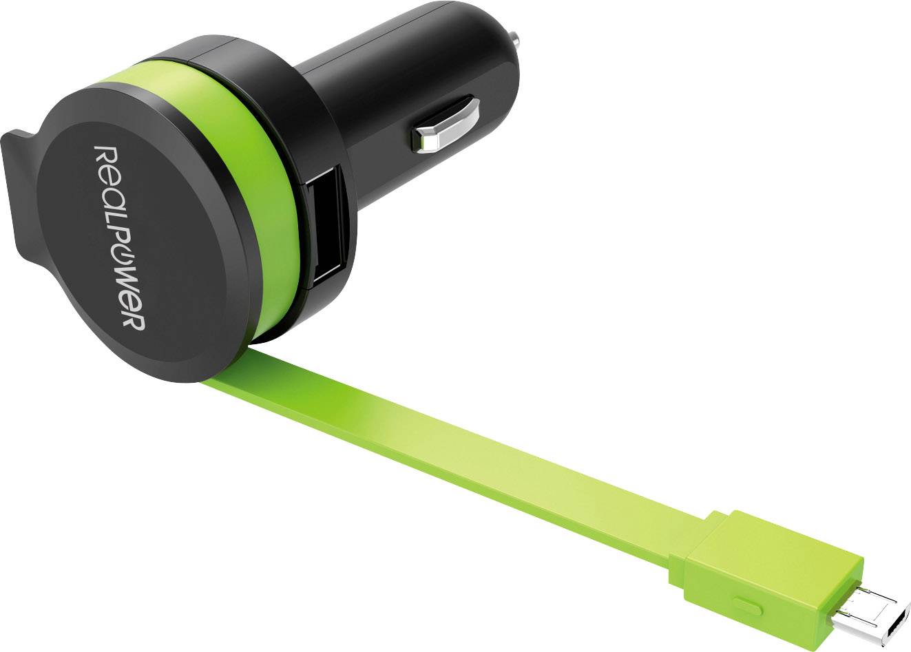 ULTRON - Realpower - Auto-Netzteil - 4.8 A - 2 Ausgabeanschlussstellen (USB, Micro-USB Typ B)-0