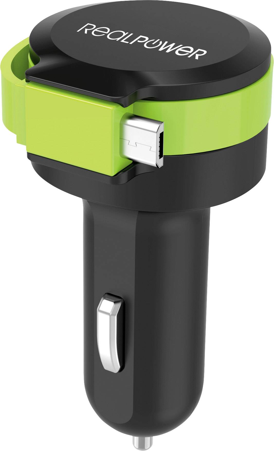 ULTRON - Realpower - Auto-Netzteil - 4.8 A - 2 Ausgabeanschlussstellen (USB, Micro-USB Typ B)-2